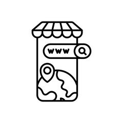Obraz premium Find Location icon in vector. Logotype