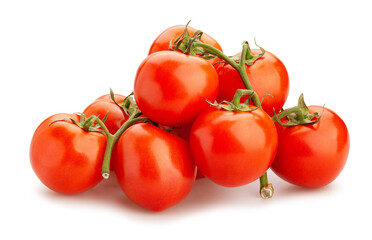 tomato path isolated on white