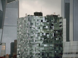 Rascacielos de cristal en Manhhatan ( Nueva York )