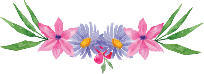 Beautiful Flower Watercolor