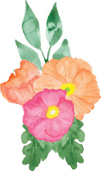 Beautiful Flower Watercolor