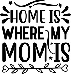 mother's day svg design