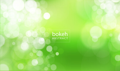 abstract background with bokeh, Green bokeh © Nadia