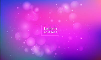 Background with bokeh, Abstract Purple background, Purple Bokeh