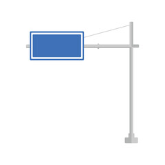 Obraz premium blank street sign