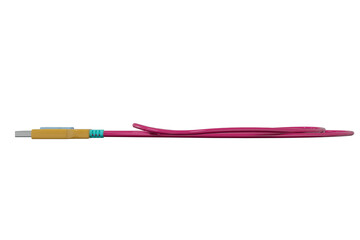 illustration, isolated usb cable