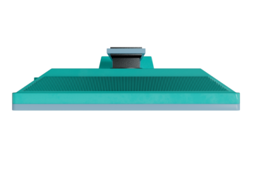 3d illustration electronic monitor isolated