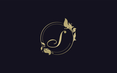 Laurel wreath leaf logo design vector  for professional brand and business