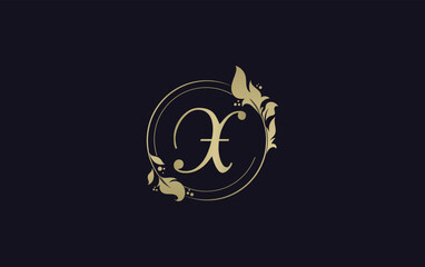 Laurel wreath leaf logo design vector  for professional brand and business