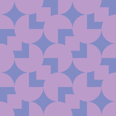 Seamless geometric bicolor abstract pattern.