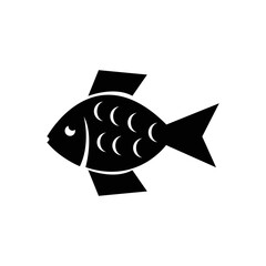 Obraz premium fish silhoutte icon
