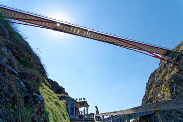 The Tintagel Bridge - Tintagel castle - Cornwall