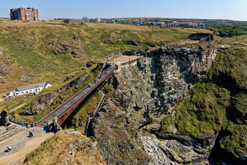The Tintagel Bridge - Tintagel castle - Cornwall