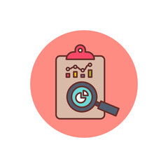 Research icon in vector. Logotype