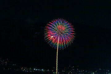 シンプルな花火