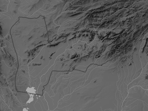 Farah, Afghanistan. Grayscale