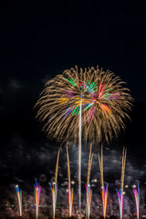 シンプルな花火