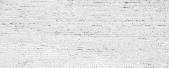 White brick wall backgrounds, brick room, interior textured, wall background.