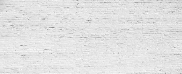 Washable wall murals Brick wall White brick wall backgrounds, brick room, interior textured, wall background.