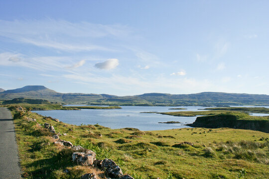 View Over Loch Dunvegan On The Isle Of Skye