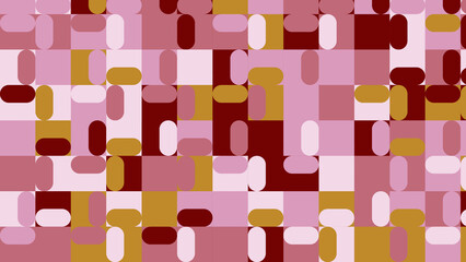 brown and pink geometric pattern, seamless wallpaper for fabric, tile and tablecloth