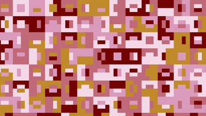 brown and pink geometric pattern, seamless wallpaper for fabric, tile and tablecloth