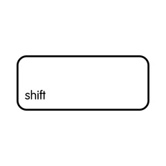 Keyboard left shift key