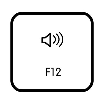Keyboard F12 key