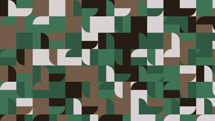 green and grey geometric pattern, seamless wallpaper for fabric, tile, tablecloth