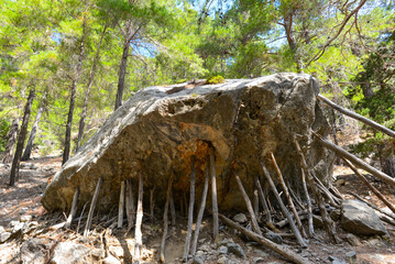 Wanderweg durch die Samaria-Schlucht in Kreta/Griechenland