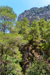 Wanderweg durch die Samaria-Schlucht in Kreta/Griechenland