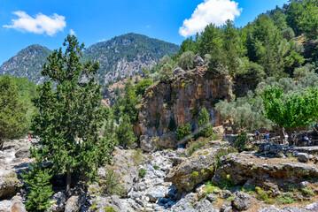 Samaria-Schlucht in Kreta/Griechenland