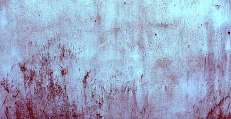 Cracked red background, spooky bloody wall background. white wall with blood splatter for horror and creepy background.