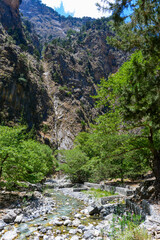 Samaria-Schlucht in Kreta/Griechenland