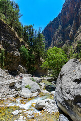Samaria-Schlucht in Kreta/Griechenland