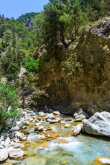 Samaria-Schlucht in Kreta/Griechenland