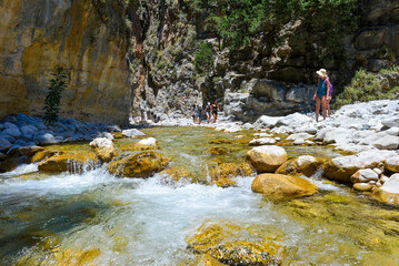 Samaria-Schlucht in Kreta/Griechenland