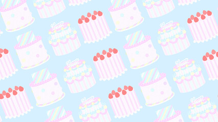 Two tier cake set wallpaper★