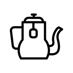 Tea pot icon template 