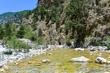 Samaria-Schlucht in Kreta/Griechenland