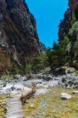 Samaria-Schlucht in Kreta/Griechenland