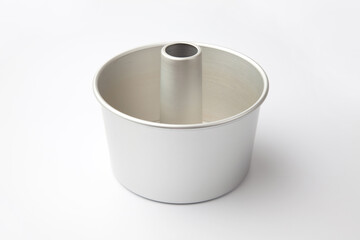 アルミのシフォンケーキ型 白背景