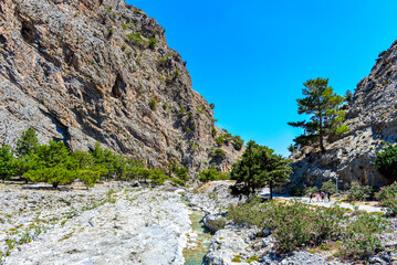 Samaria-Schlucht in Kreta/Griechenland