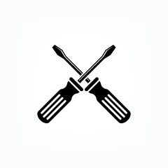 Screwdriver Icon. Repair Tool Symbol - Vector.   