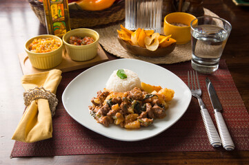Patita con mani Potatoes stew peru peruvian gourmet restaurant popular comfort food