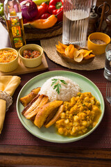 Locro Peruvian gourmet restaurant food