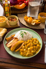 Locro Peruvian gourmet restaurant food