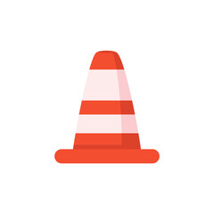 Traffic cones. Barrier cones divide the protective zone.