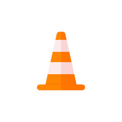 Traffic cones. Barrier cones divide the protective zone.