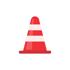 Traffic cones. Barrier cones divide the protective zone.